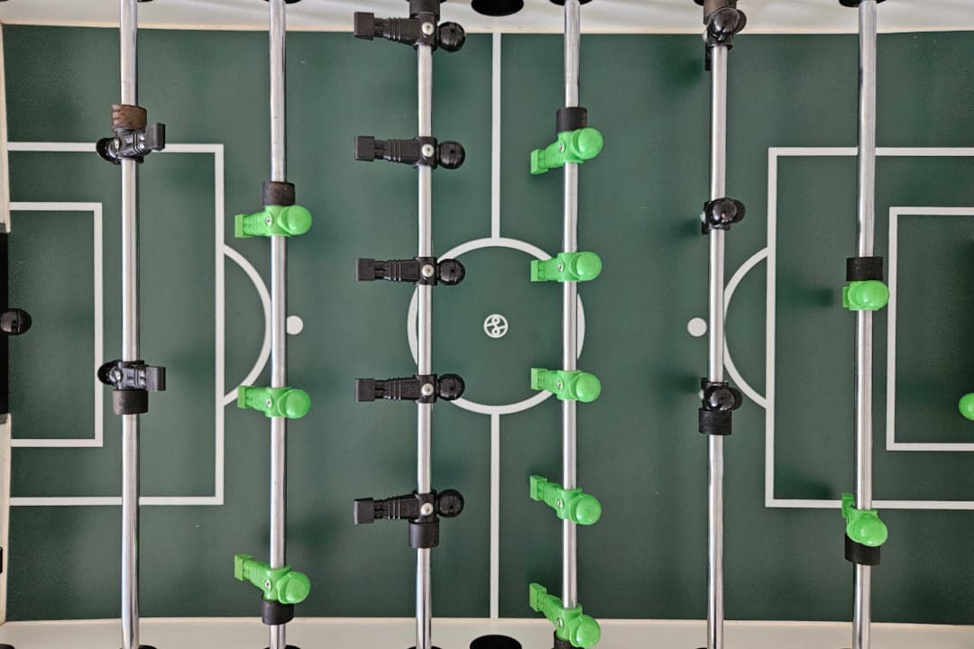 Tischkicker im Clubraum der Sater Schänke