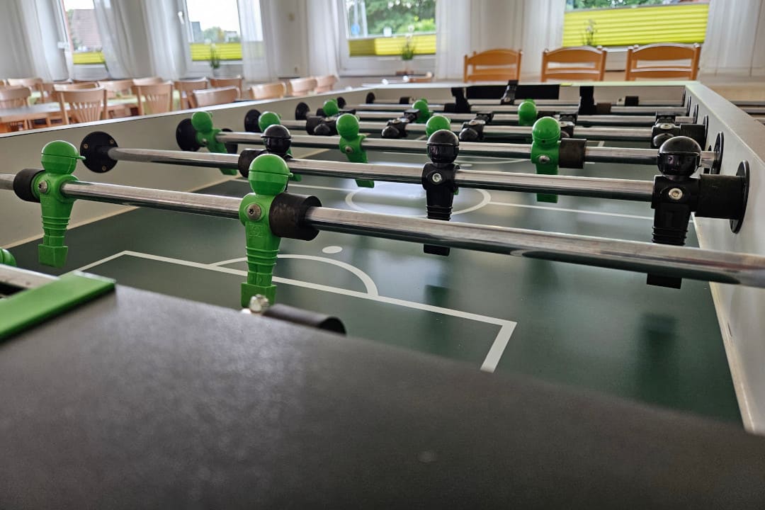 Tischkicker im Clubraum der Sater Schänke
