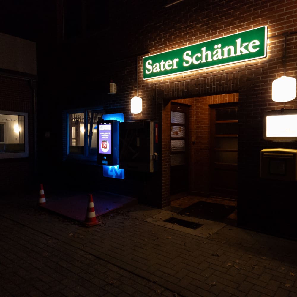 Eingang zur Sater Schänke